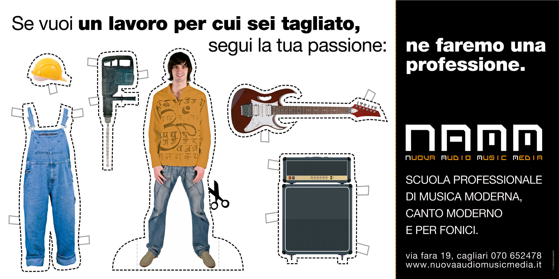 NAMM adv scegli un lavoro per cui sei tagliato